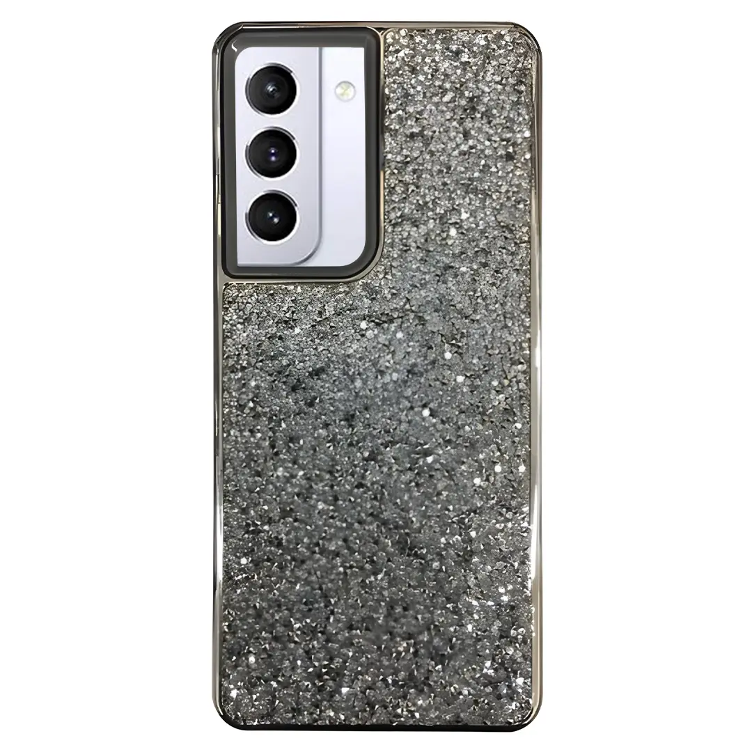 Samsung Galaxy S21 Plus Glitter Bling Case Silver